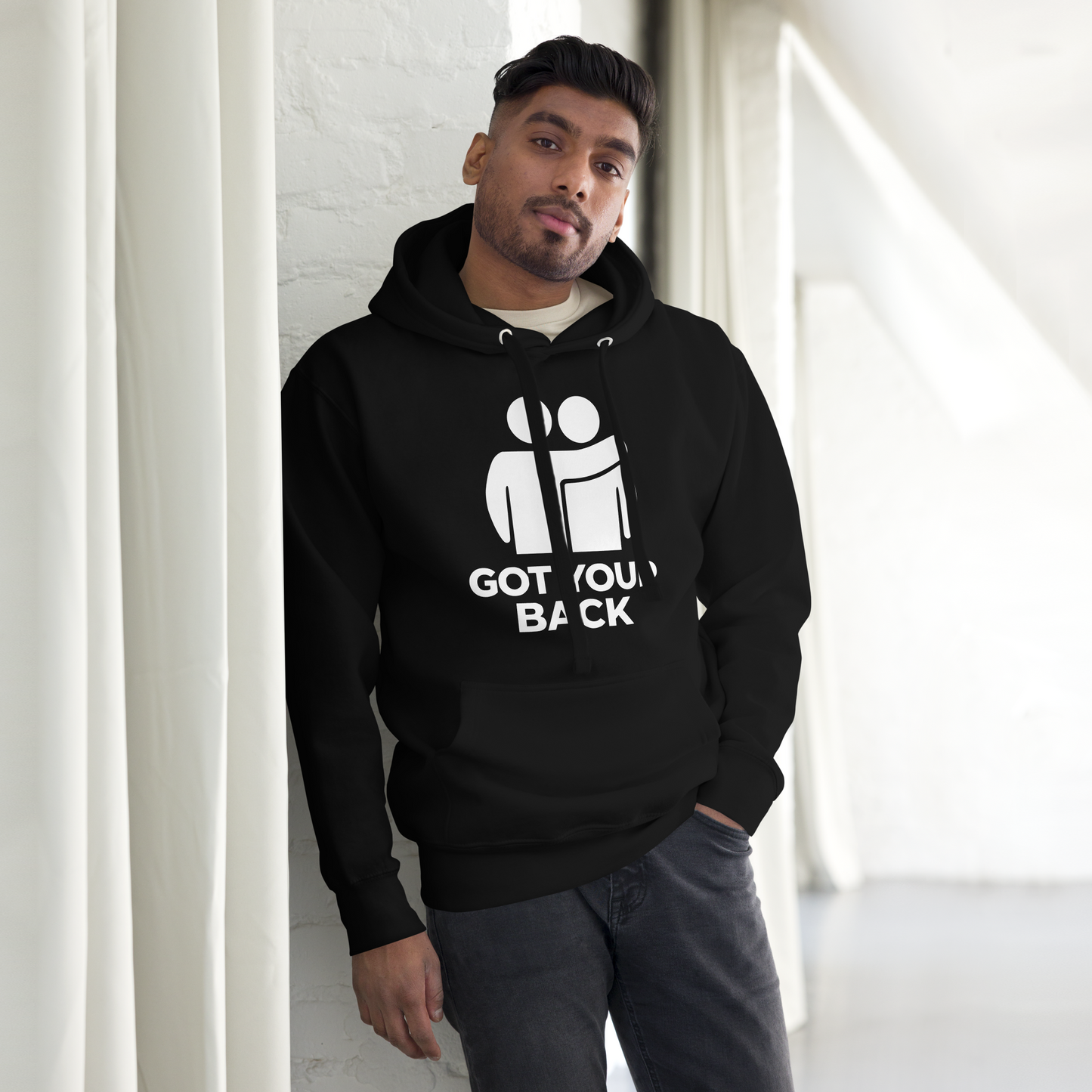The Got Your Back Hoodie — Signature Edition Core White